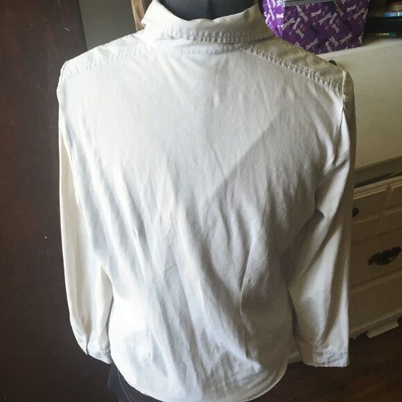 CAbi long sleeve zip up blouse - Picture 2 of 4